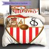 SCRA team Bedding Quilt Set Quilt Cover Pillowcase Home Decoration Birthday Gift (1 * duvet cover + 2 * pillowcase, without core)