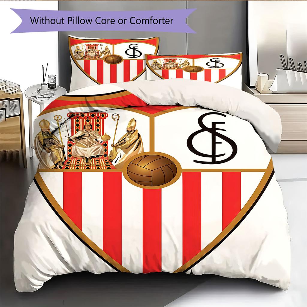 SCRA team Bedding Quilt Set Quilt Cover Pillowcase Home Decoration Birthday Gift (1 * duvet cover + 2 * pillowcase, without core)