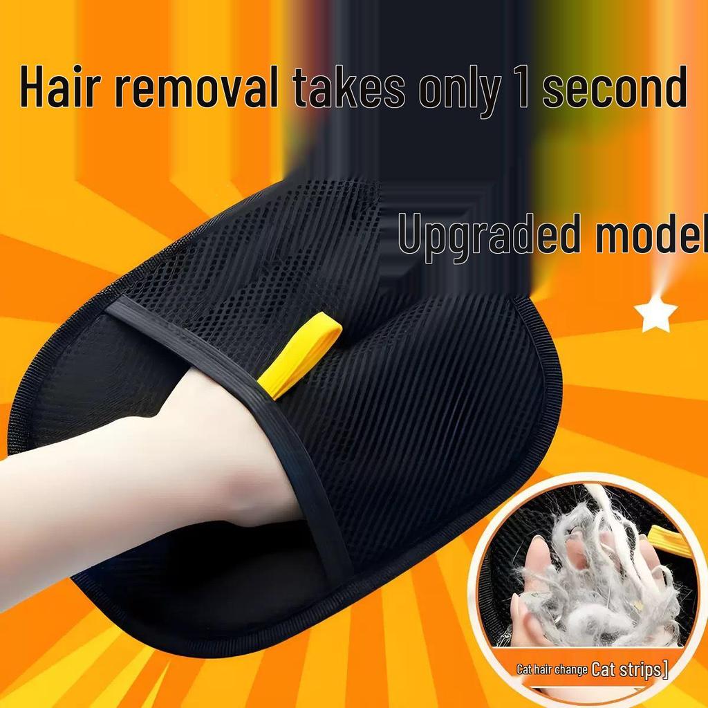 Guantes para Aseo de Gatos y Eliminación de Pelo - Herramienta de Peine para Baño y Limpieza