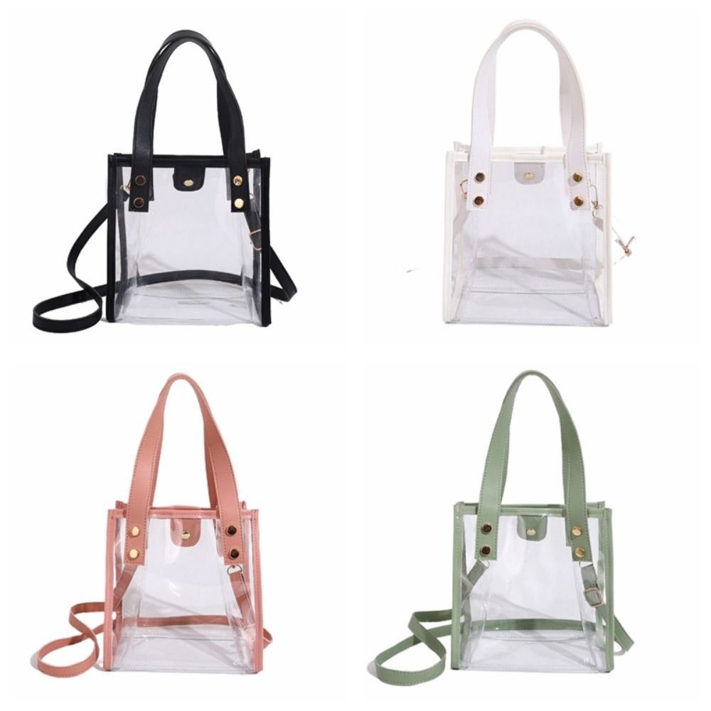 Storage Bag Women Handbag Summer Crossbody Bag PVC Transparent Bag The Water-Sprinkling Festival