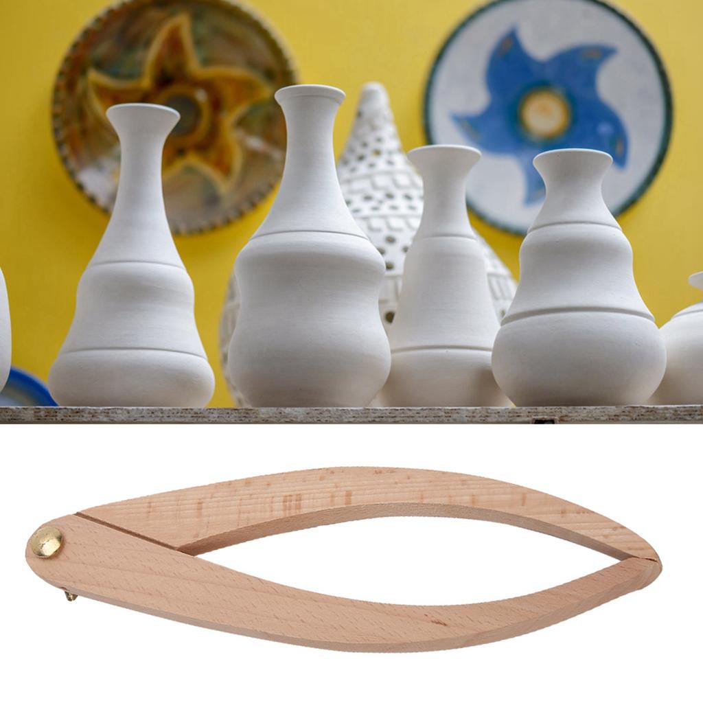 Messschieber Holzlineal Positionierung Abstandsmesswerkzeug Töpferwerkzeuge für Keramikmessung