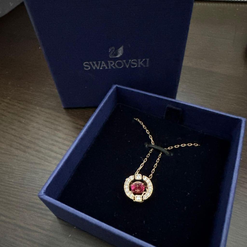 Used Swarovski Necklace Gold 5279421 SWAROVSKI Store Purchased Item