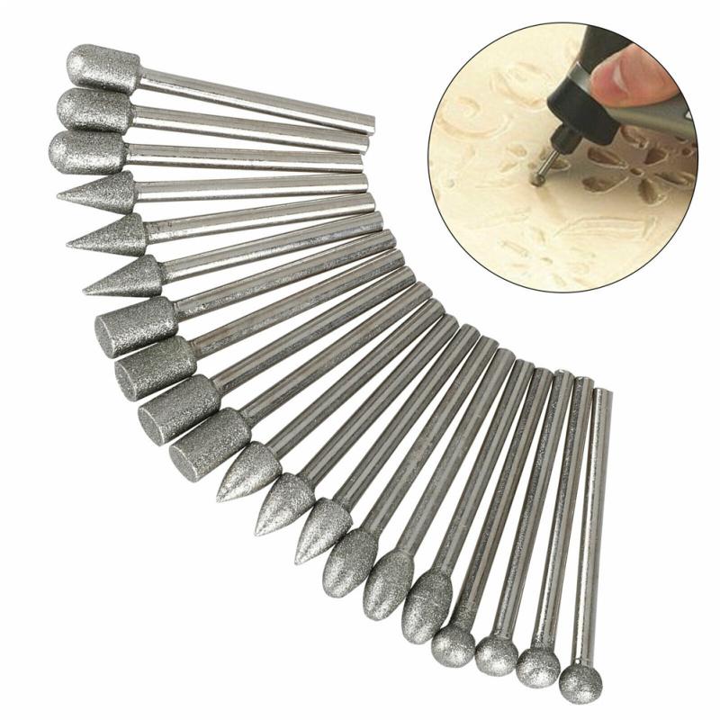 20pcs/set 120 Grinding Cutting Engraving Drill Bit Set For Dremel Rotating Tool