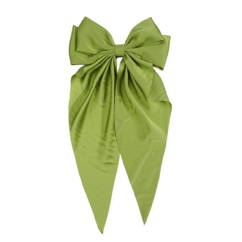 1 Stück Neue Koreanische Mode Bogen Haarnadel Einfarbig Elegante Haarspangen Kopfbedeckung Mädchen Kinder Haarschmuck