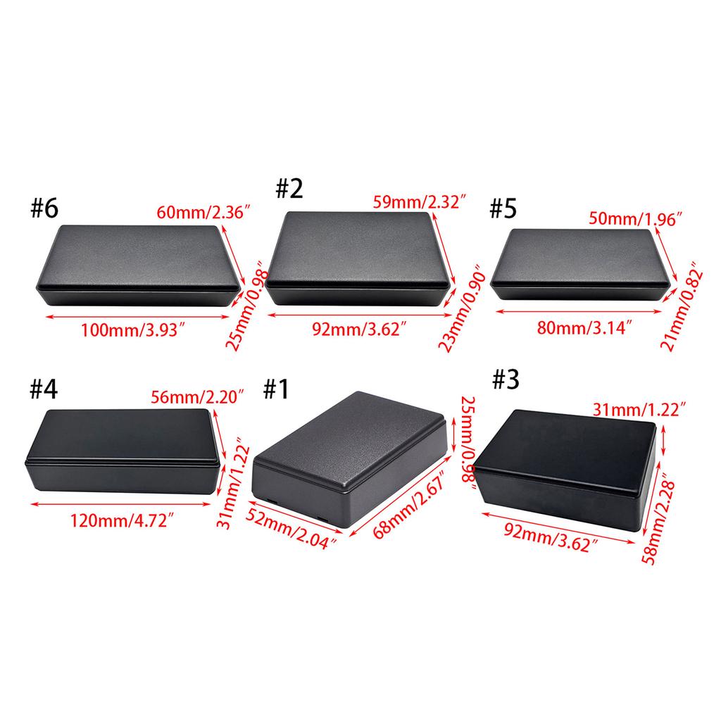 Wodoodporna plastikowa skrzynka projektowa Praktyczna obudowa na instrumenty Skrzynka do przechowywania przewodów Różne rozmiary do przechowywania elektroniki