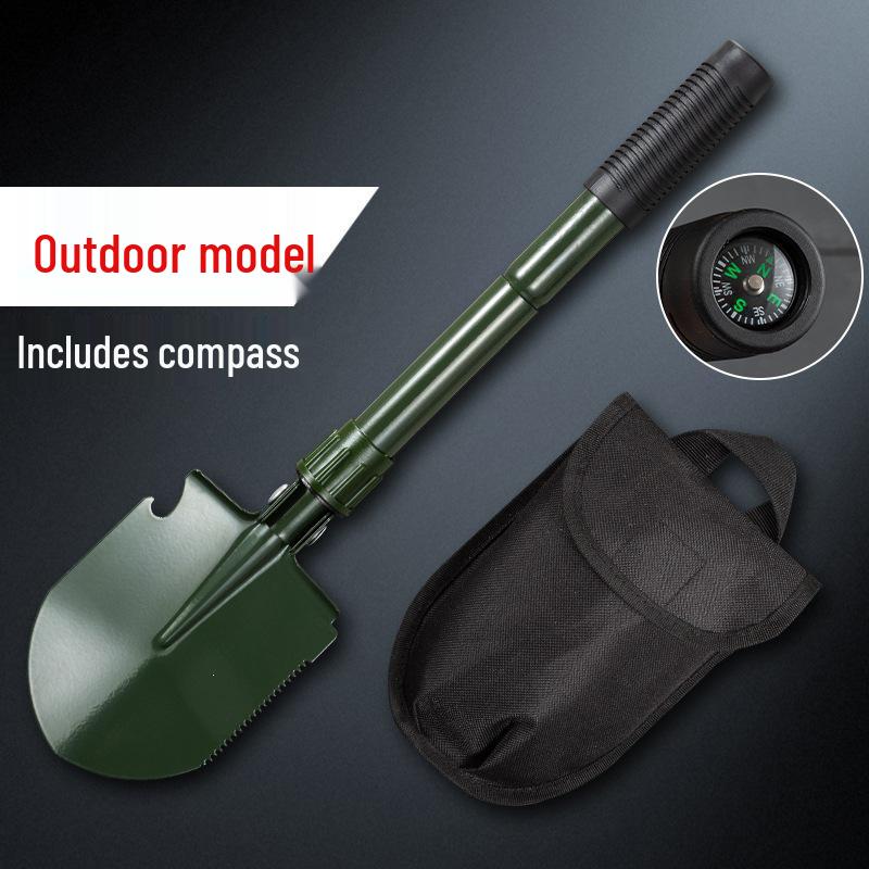 Changlin 409E A3 Steel Multi-functional Portable Shovel for Children, Outdoor Entrenching Tool with ABS Plastic Nut.