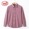 Langsaha Women's Loose-Fit Plaid Long-Sleeve Casual Shirt