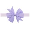 Children's headband, solid V-shaped ribbon, dovetail baby bow headband 21 colors