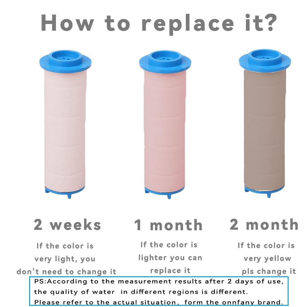 8 Pcs Shower Head Filter Filters Cotton Replacement Pp Cartridge Handheld Hose with Propeller Fan Pressure Supercharge Hydro Water