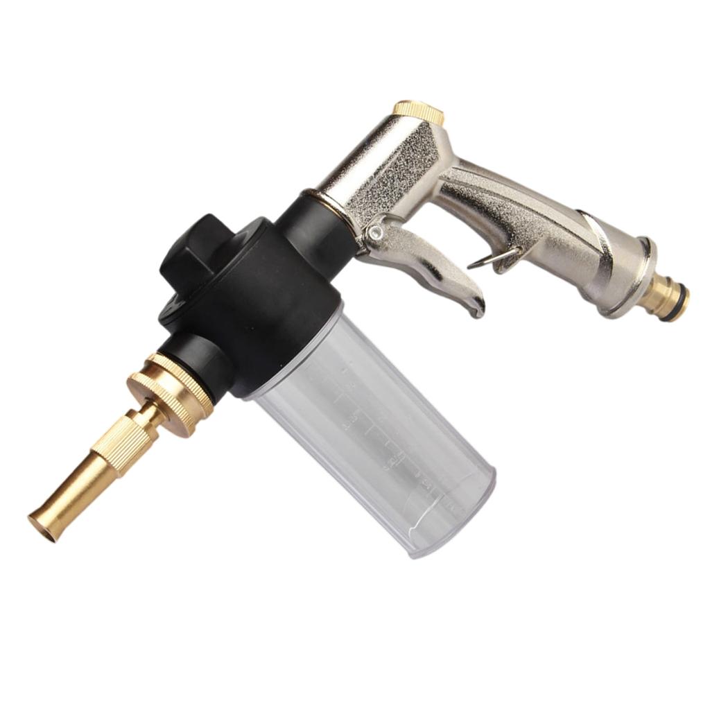 Ugello Spruzzatore per Tubo da Giardino 3,5oz Dispenser Sapone Pistola Schiuma ad Alta Pressione per Lavaggio Auto Giardinaggio e Doccia Animali