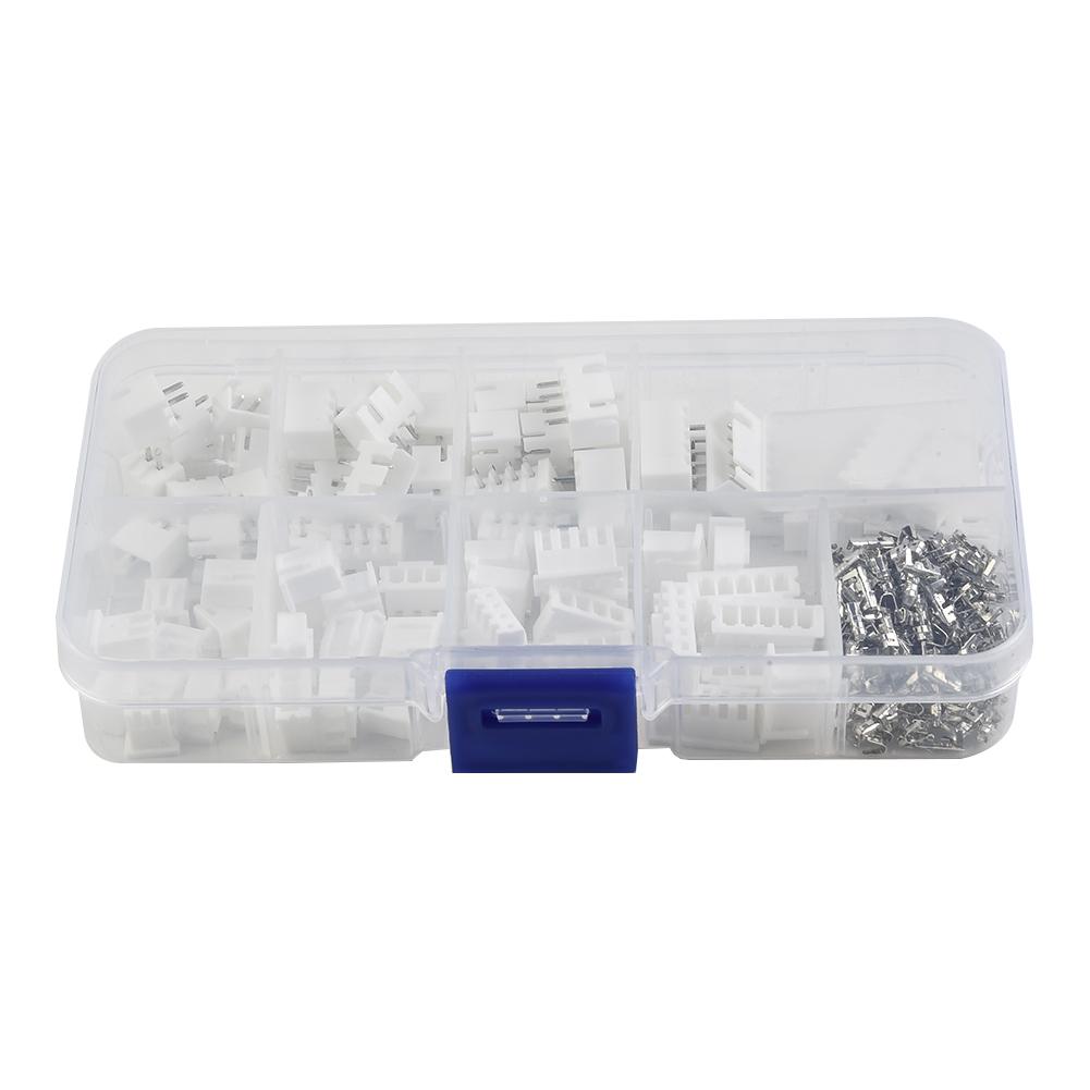Terminal 230 Teile/schachtel Männlich Weiblich Kit Nylon + Verzinnte Kupfer Stecker Weiß