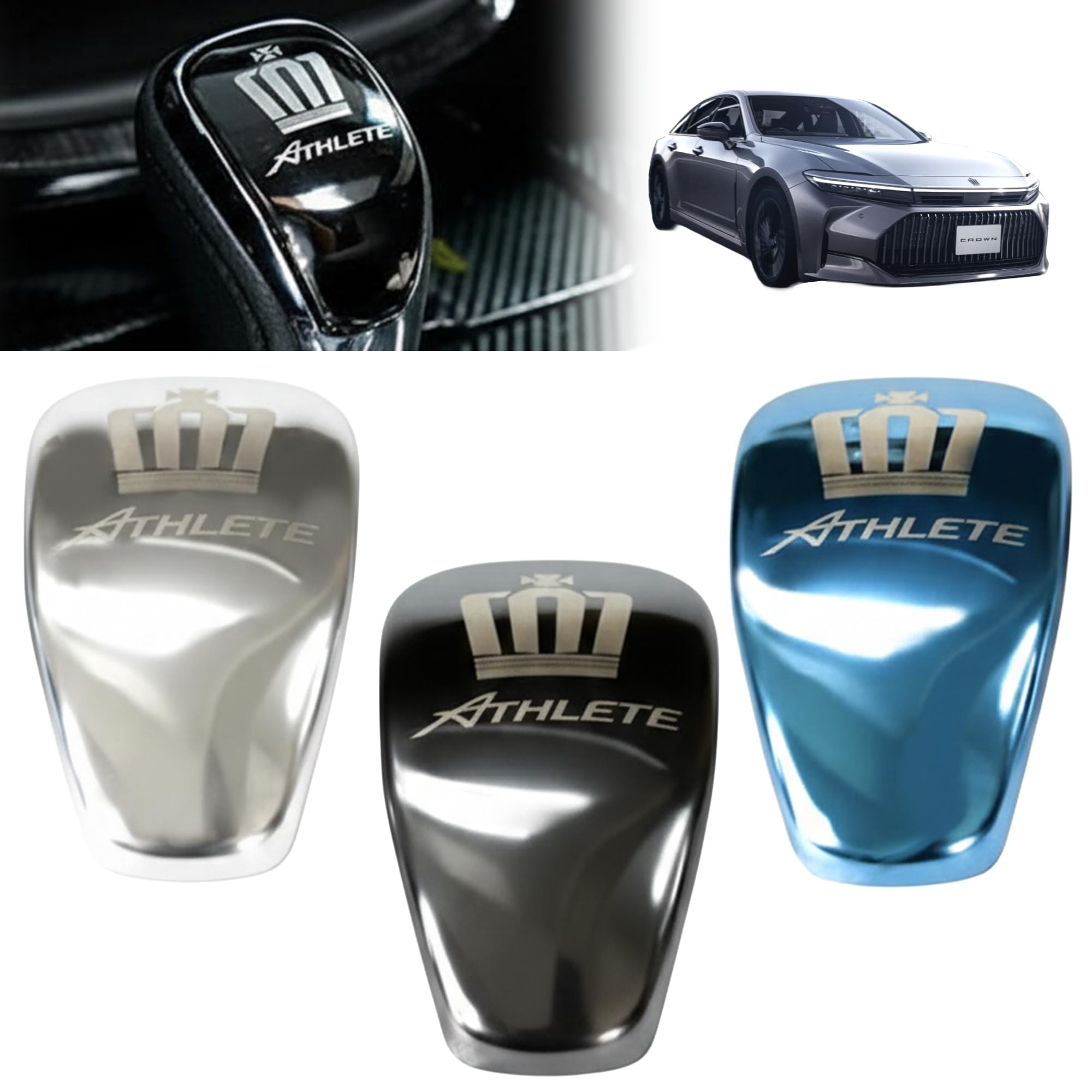 Crown 210 Series Shift Knob Metallic Garnish 210 Series Exclusive серебряный