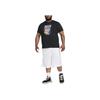 Nike Dri-FIT JDI Letter Print Pattern Ribbed Crew Neck Sports Short Sleeve T-Shirt Men T-Shirts Black FN0813-010