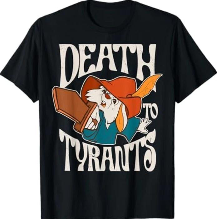 Retro Rabbit Death To Tyrants Vintage 90s T-Shirt 3XL