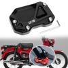 MAORANG FOR Cross Cab CC110 2018-2024 Aluminum Side Stand Extension Kickstand Plate Pad Motorcycle Accessories Cross Cub Cc110 (Black)