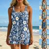 Women's Printed Split Swimsuit Sport Swimsuit Two-Piece Set