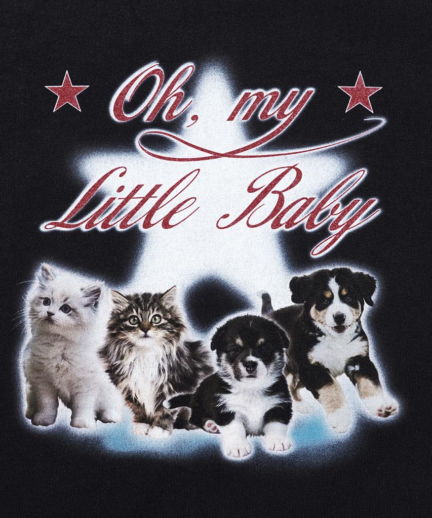 GAKKAI UNIONS Little Baby Short Sleeve T-Shirt Black