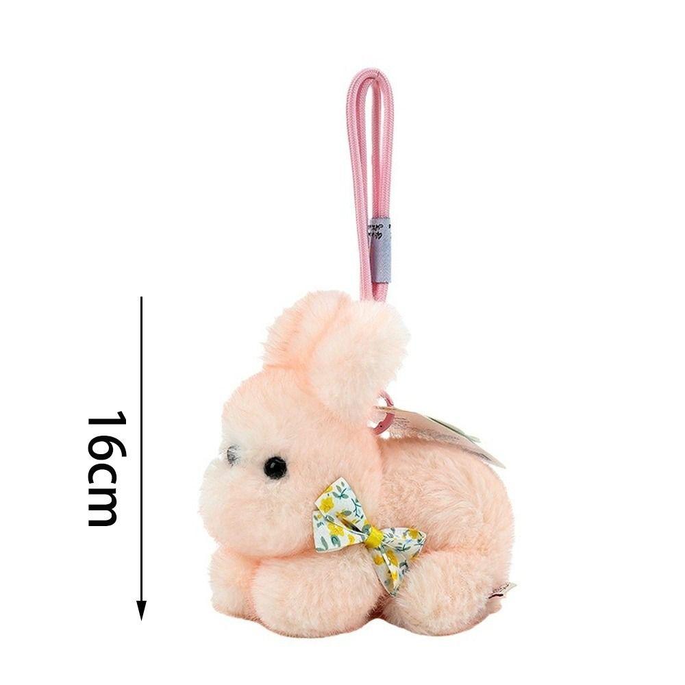 Bags Accessories Plush Bunny Keychain Mini Bunny Keychain Gifts Lying-down Bunny Doll