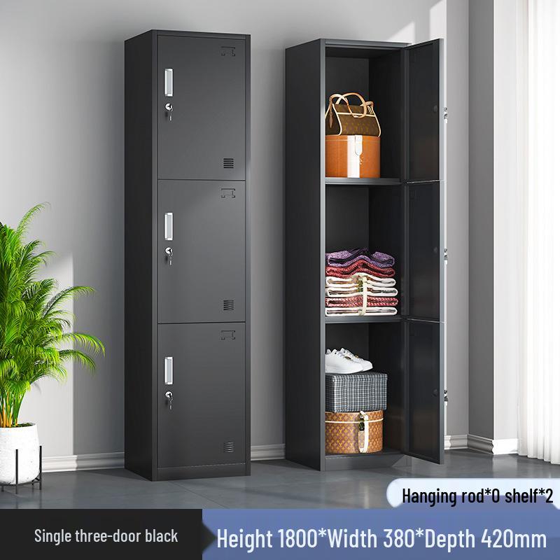 Single Door Steel Locker Cabinet for Employee or Dormitory Use
