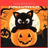 Halloween Geest Kat Sleutelhanger Zacht Pluche Schattige Tas Hanger Cadeau Voor Tieners