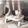 Ergonomic Bathroom Foot Stool Foldable Under Desk Footrest  Pregnant Woman