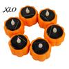 Eco Friendly Solar Garden Accents Pumpkin Light, Flickering LED Candle Lantern, Waterproof Halloween Landscape Lighting Decor Outdoor Lawn Lamp