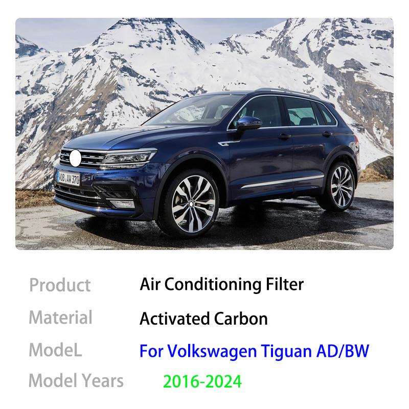 Air Conditioning Filter For Volkswagen VW Tiguan AD BW Allspace BW2 BJ2 MK2 2016 2017 2018 2019 2020 2024 2024 2024 2024 Vehicle