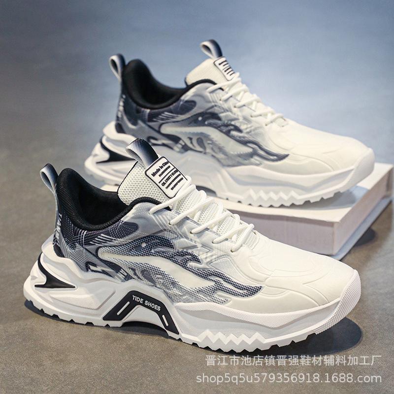 Herrenschuhe Lässige Laufschuhe Herren Trend Sportschuhe Studenten Stoffoberfläche Nationaler Trend Hohe Qualität Bequeme Plateau Trendschuhe