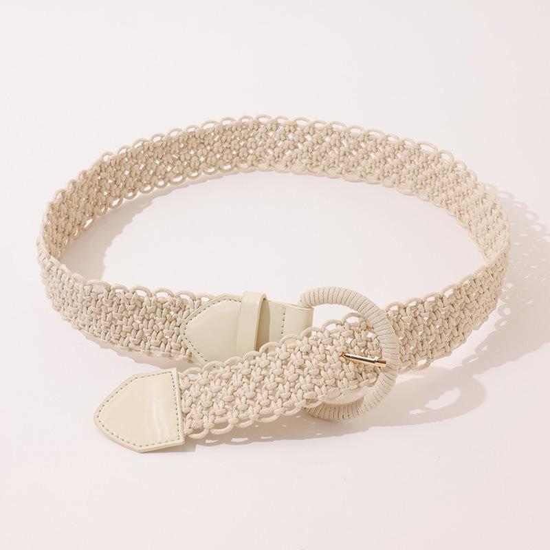 Bohemian Belt Ethnic Style Belt Hand-woven New Women's Belt Heavy Industry Waist Rope Spring and Summer Women's Belt