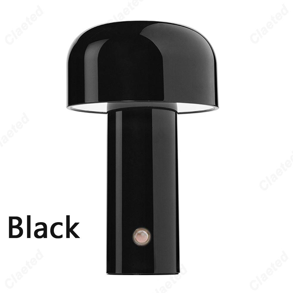 Italská houbová stolní lampa Přenosná bezdrátová dotyková dobíjecí noční lampička USB stolní lampa Stolní dekorace Noční světlo do ložnice