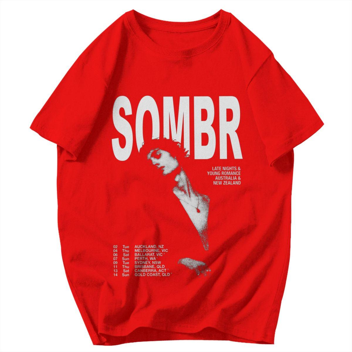 Men T Shirt SOMBR Australia And New Zealand Idea Y2K Graphic Customized Unisex Clothing T Shirts S