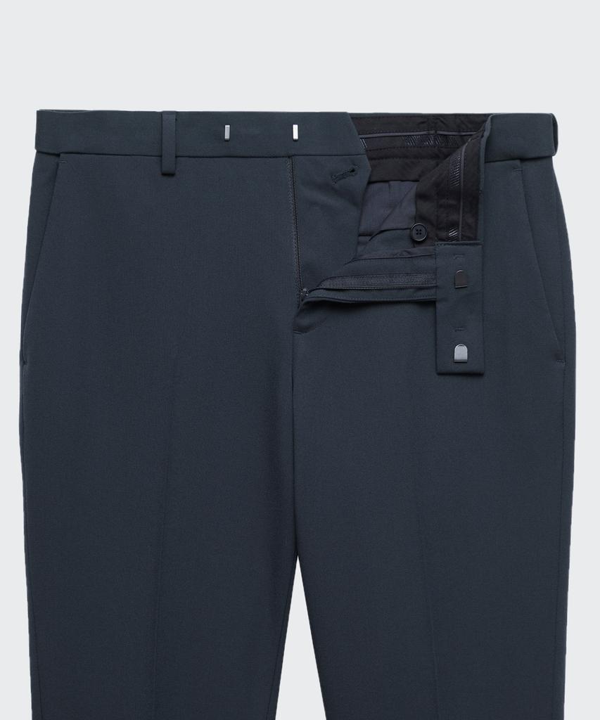 MUSINSA STANDARD Tapered Hidden Banding Crop Slacks [Blue Gray]
