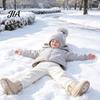 Cute Pom Knit Hat Kids Winter Hat, Warm Soft Pompom Cozy Gift for Children Heart Pattern, Earflap Boys Girls Toddlers Breathable