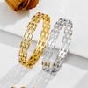 2026 Fashion Diamond-encrusted Hollow Bracelet, Simple Personality INS Style Light Luxury Temperament Niche High Sense