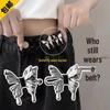Butterfly Pants Waist Tightening & Size Adjustment Button: Universal Jeans Waist Shaping Button