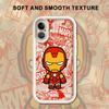 Weiche Handyhülle für iPhone 13 12 11 Pro Max 15 16 14 Plus 17 Air XS Max XR 16e Marvel Cartoon Iron Man