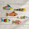 Vintage Coastal Style Fish Ornaments Nautical Style Fish Pendant Set  Living Room