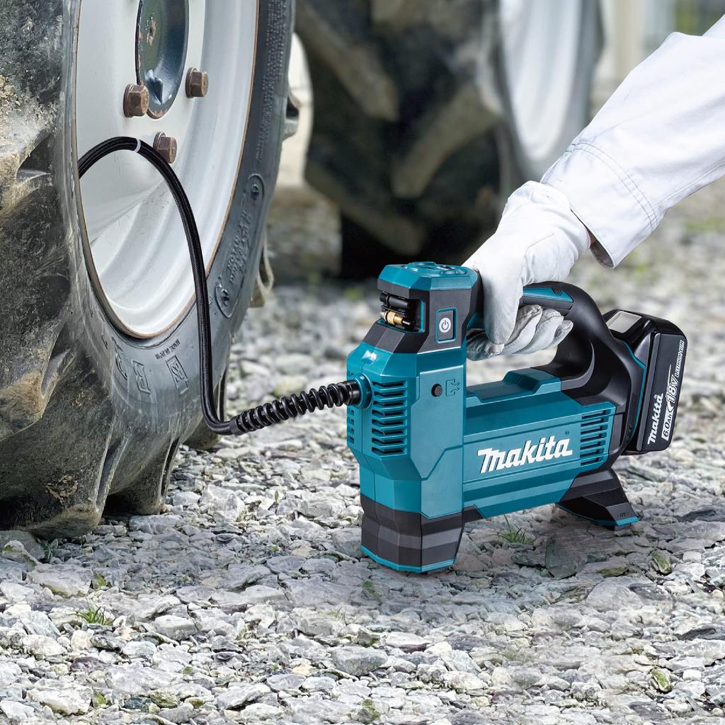 Makita MP181DZ Cordless Tire Inflator/Air Pump 18V, Digital Display, Body Only (Battery, Charger Sold Separately)
