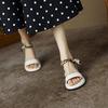 Women's platform women's shoes casual new temperament beach sandals 2025 lady summer word with open-toed sandals