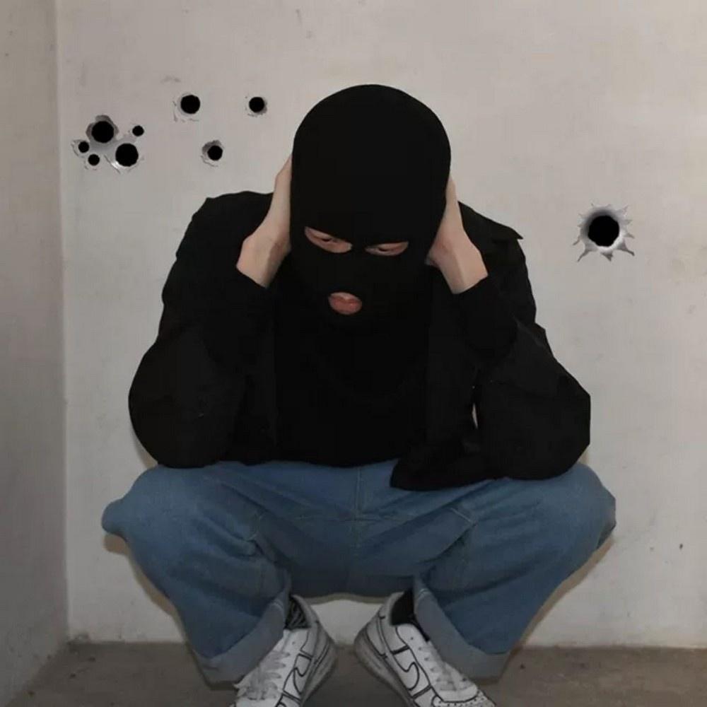 1Pc Embroidery Balaclava Face Mask 3-Hole for Cold Weather, Winter Ski Mask for Men and Women Thermal Cycling Mask Christmas Gift NW553