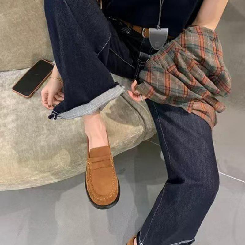 NEW Female Shoes Women Mary Janes Round Toe Flats Loafers Oxfords Platform Casual Buckle Ladies Heels Black
