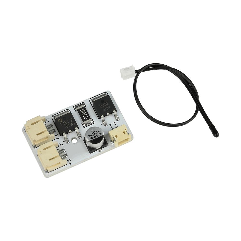 

Fan Temperature Control Board with Thermal Probe Automatic Speed Controller DIY PCB Module Compact Heat Dissipation Design