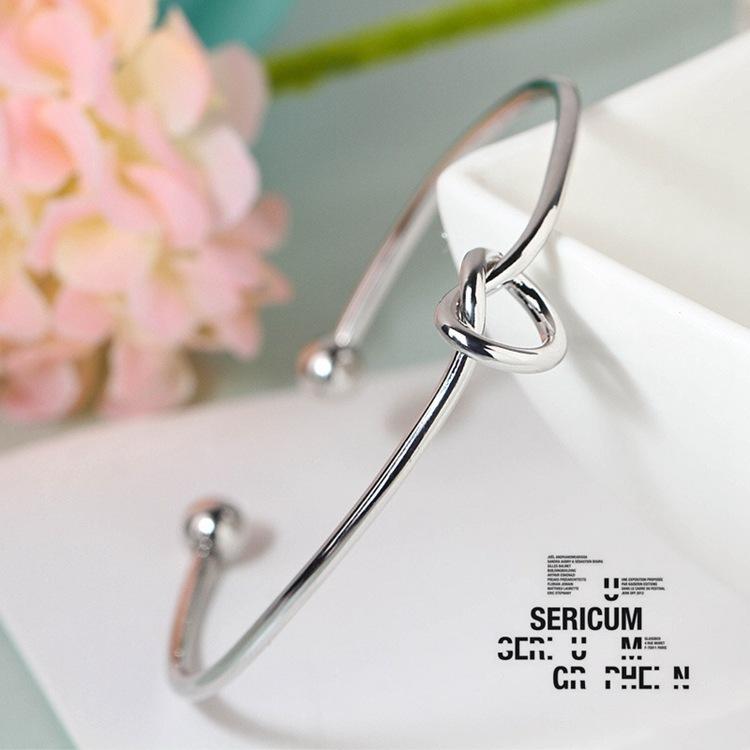 S925 Sterling Silver Bracelet Korean Simple Bracelet Sterling Silver Jewelry