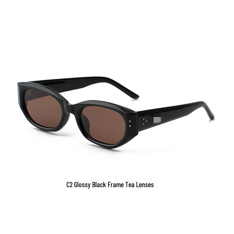 Influencer-Style Cat Eye Sunglasses: High-End UV Protection, Retro Small Frame, Polarized for Men Women