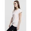 T-shirt femme - Urban Classic - Extended - Rose pâle - Manches longues - 100% coton