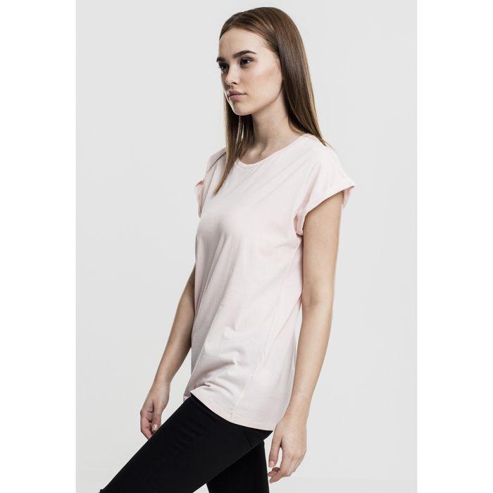 T-shirt femme - Urban Classic - Extended - Rose pâle - Manches longues - 100% coton