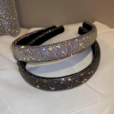 Headband Headwear Versatile Headbands Silver Color Hairbands Velvet for Women Hair Accessories Gifts