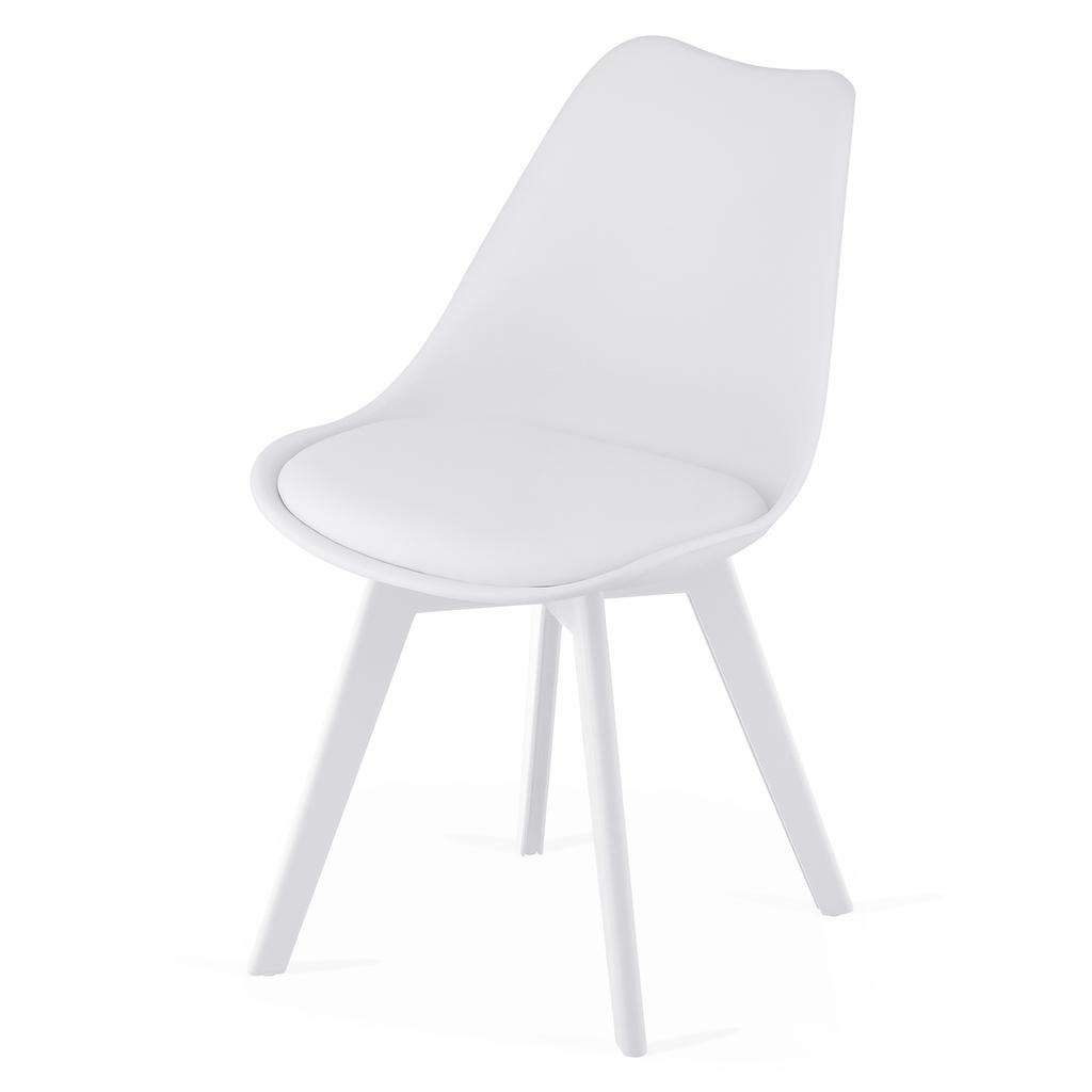 Mark Chair - White / White Legs X 2