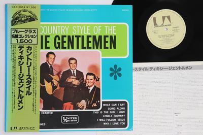 LP Record DIXIE GENTLEMEN - The Country Style Of The Dixie Gent GXC2014 UNTITLED ARTIST 1978 Japan Obi Country/Folk Used
