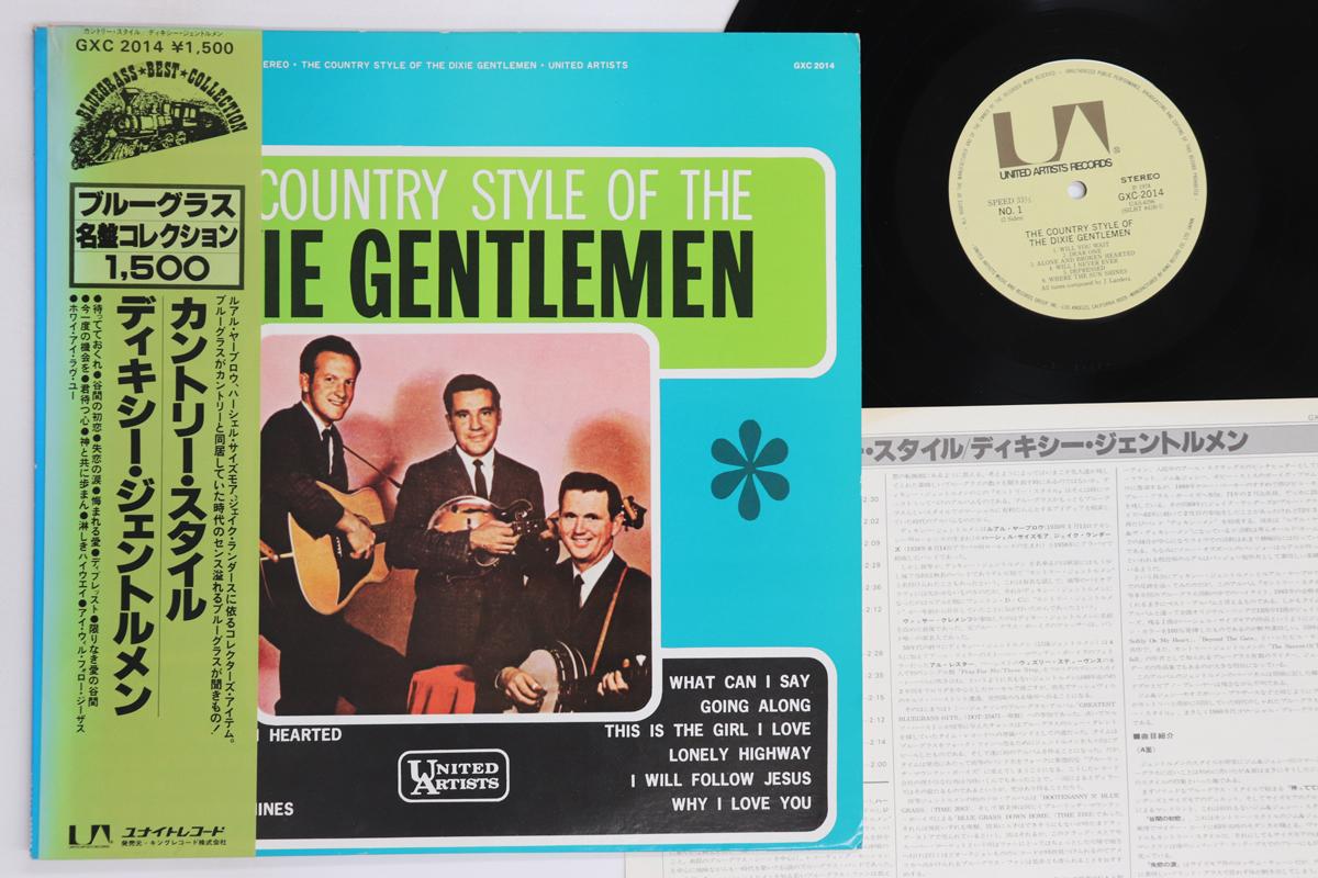 

LP Record DIXIE GENTLEMEN - The Country Style Of The Dixie Gent GXC2014 UNTITLED ARTIST 1978 Japan Obi Country/Folk Used